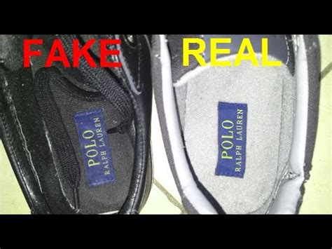 how to spot fake ralph lauren shoes